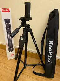 Neepho 8810 Professional DSLR Camera and Phone Tripod Stand Photography Photo Video Aluminum Tripod